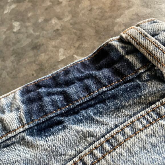 Reformation Cary Low Rise Slouchy Wide Leg Jeans 27 Folsom Raw Frayed Hem 90s - Picture 6 of 11